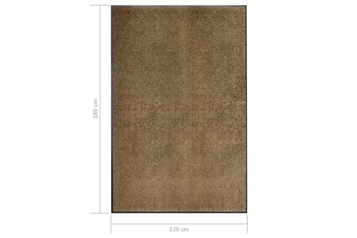 Ovimatto pestävä ruskea 120x180 cm - Eteisen matto & kynnysmatto