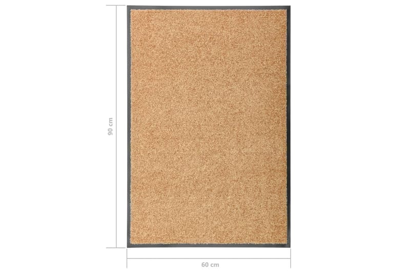 Ovimatto pestävä kerma 60x90 cm - Kodintekstiilit & matot - Matto - Ulkomatto - Eteisen matto & kynnysmatto