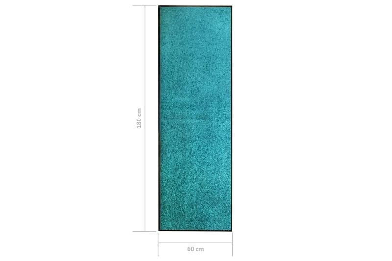 Ovimatto pestävä sinivihreä 60x180 cm - Kodintekstiilit & matot - Matto - Ulkomatto - Eteisen matto & kynnysmatto