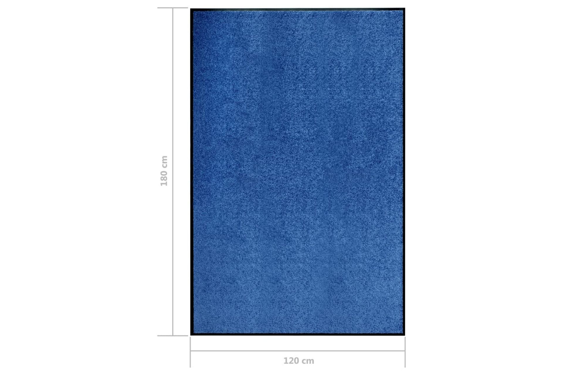 Ovimatto pestävä sininen 120x180 cm - Kodintekstiilit & matot - Matto - Ulkomatto - Eteisen matto & kynnysmatto