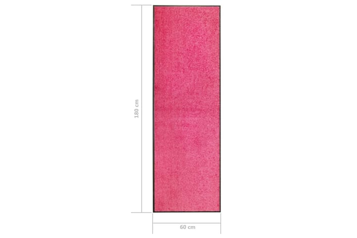 Ovimatto pestävä pinkki 60x180 cm - Eteisen matto & kynnysmatto