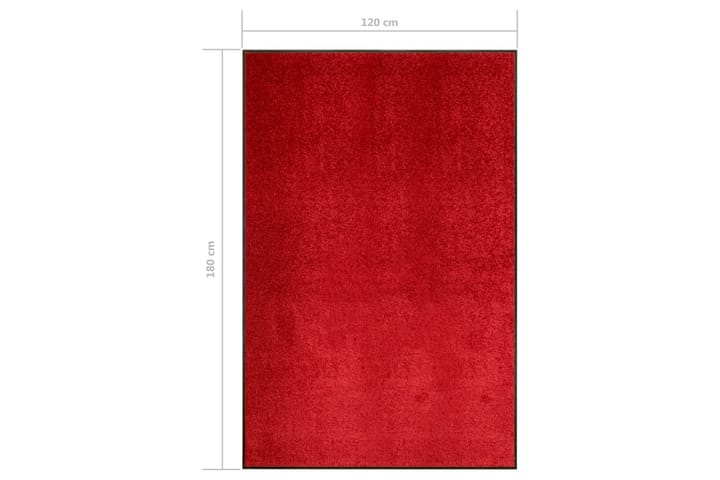 Ovimatto pestävä punainen 120x180 cm - Eteisen matto & kynnysmatto
