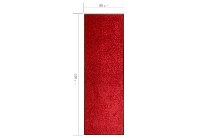 Ovimatto pestävä punainen 60x180 cm - Eteisen matto & kynnysmatto