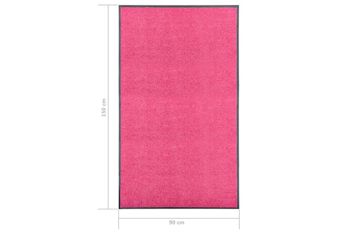 Ovimatto pestävä pinkki 90x150 cm - Eteisen matto & kynnysmatto