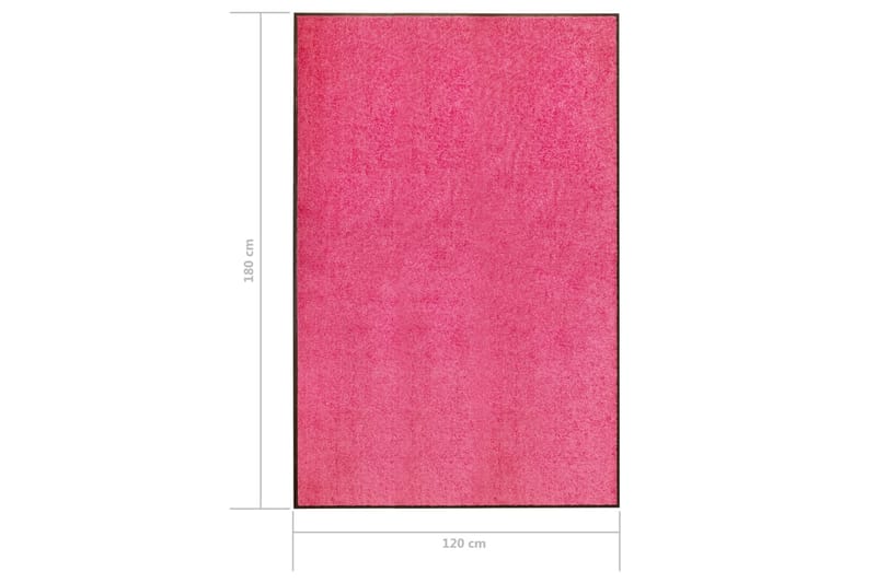 Ovimatto pestävä pinkki 120x180 cm - Kodintekstiilit & matot - Matto - Ulkomatto - Eteisen matto & kynnysmatto