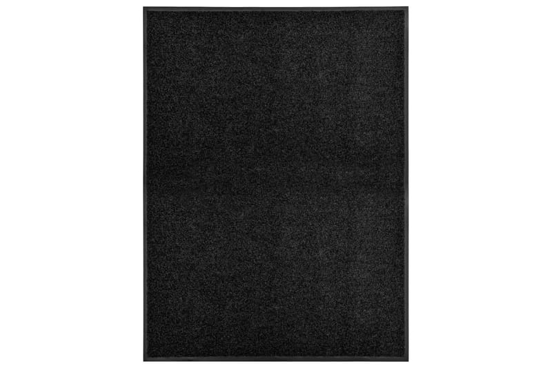 Ovimatto pestävä musta 90x120 cm - Kodintekstiilit & matot - Matto - Ulkomatto - Eteisen matto & kynnysmatto