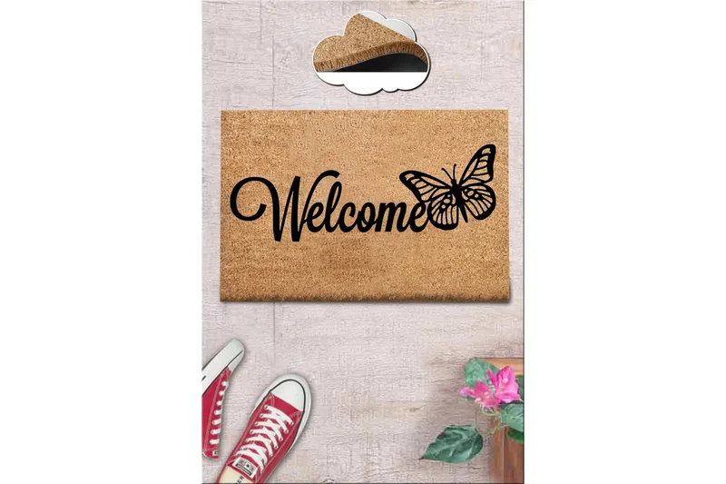 Ovimatto Preti 40x60 cm Suorakaide, Monivärinen