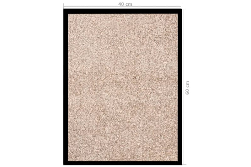 Ovimatto beige 40x60 cm - Beige - Eteisen matto & kynnysmatto