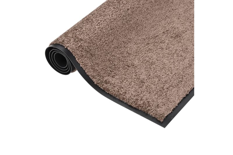 Ovimatto ruskea 60x80 cm - Ruskea - Kodintekstiilit & matot - Matto - Ulkomatto - Eteisen matto & kynnysmatto