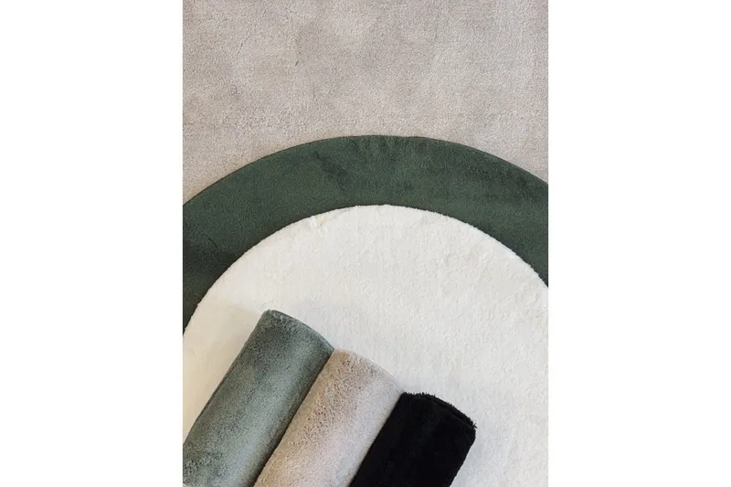 Pestävä matto Pehmeä Pyöreä - 120x120 cm, Melerattu pellava - Kodintekstiilit & matot - Matto - Ulkomatto - Parvekematto & terassimatto