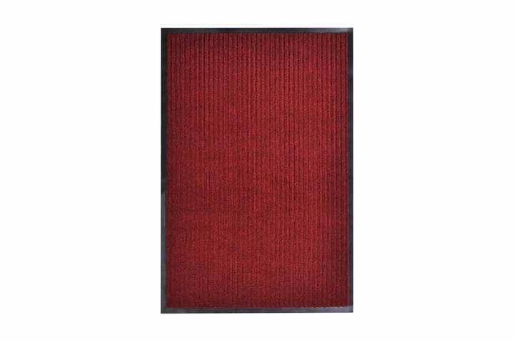 Punainen PVC Ovimatto 120 x 180 cm - Punainen - Eteisen matto & kynnysmatto