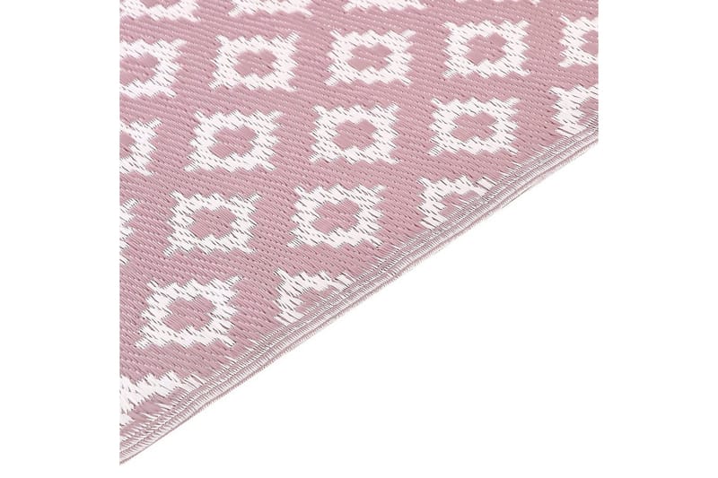 Ulkomatto Thane - Vaaleanpunainen, Valkoinen, Rosa, Valkoinen - Kodintekstiilit & matot - Matto - Ulkomatto