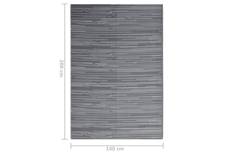 Ulkomatto antrasiitti 140x200 cm PP - Antrasiitti - Kodintekstiilit & matot - Matto - Ulkomatto