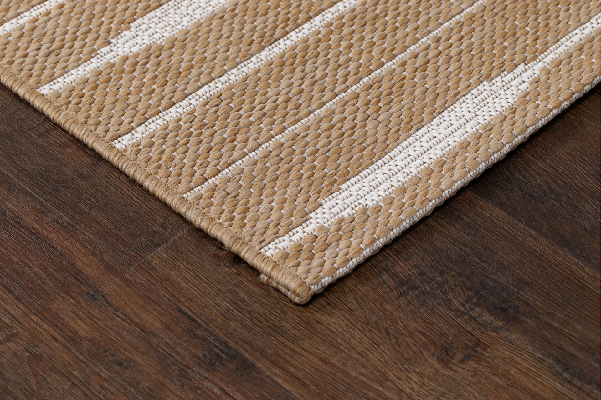 Ulkomatto Athena Lines 160x230 cm Luonnollinen - Luonnonväri - Kodintekstiilit & matot - Matto - Ulkomatto