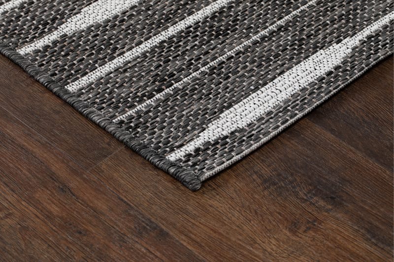 Ulkomatto Athena Lines 200x290 cm Harmaa - Harmaa - Kodintekstiilit & matot - Matto - Ulkomatto