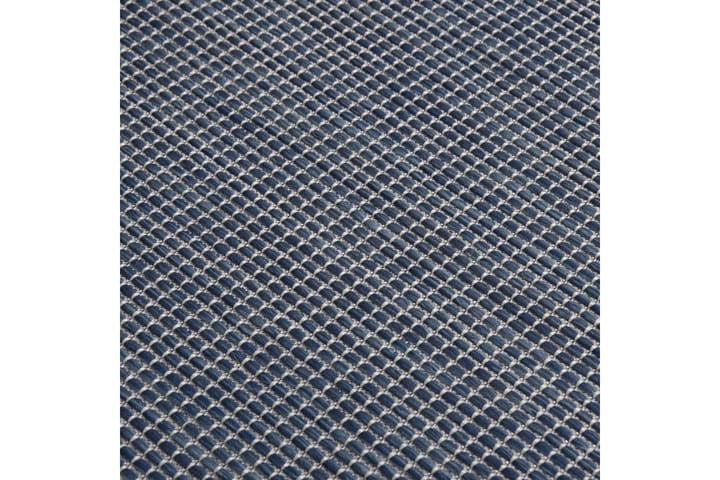 Ulkomatto Flatweave 100x200 cm sininen - Sininen - Ulkomatto