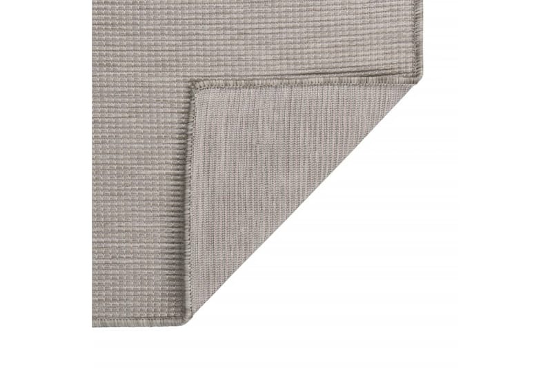 Ulkomatto Flatweave 120x170 cm harmaanruskea - Taupe - Ulkomatto