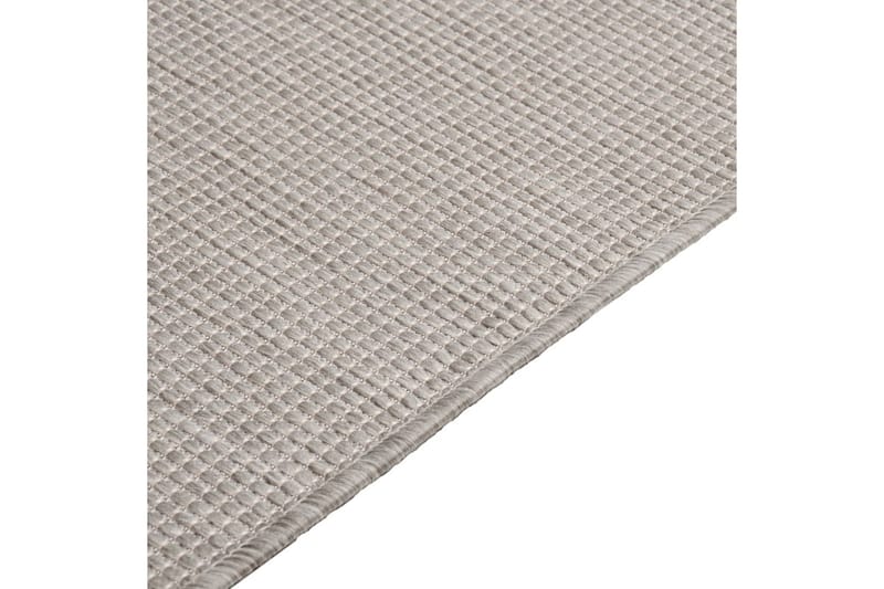 Ulkomatto Flatweave 120x170 cm harmaanruskea - Taupe - Ulkomatto