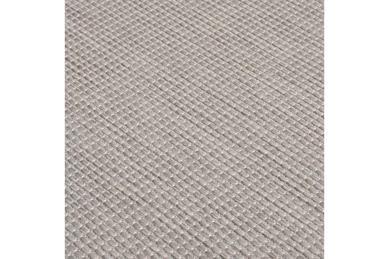 Ulkomatto Flatweave 120x170 cm harmaanruskea - Taupe - Ulkomatto