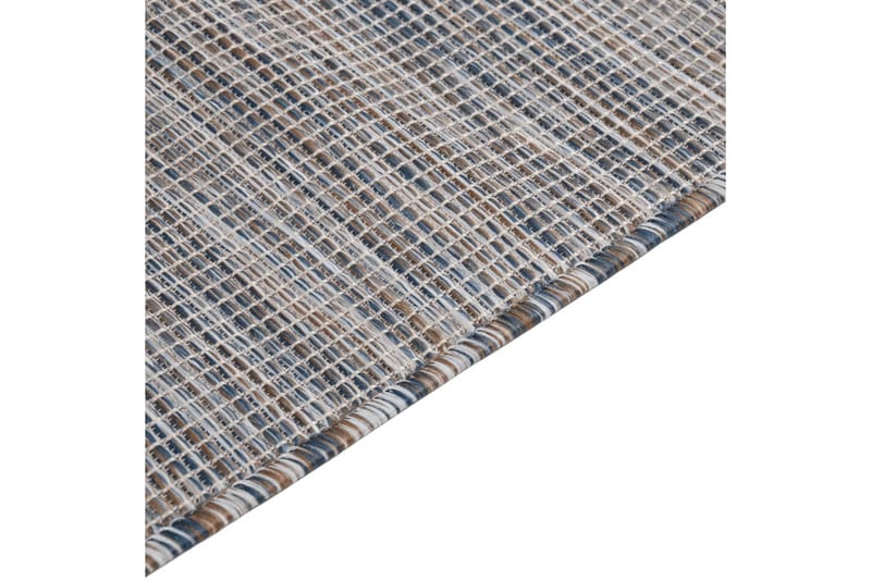 Ulkomatto Flatweave 120x170 cm ruskea ja musta - Musta - Kodintekstiilit & matot - Matto - Ulkomatto