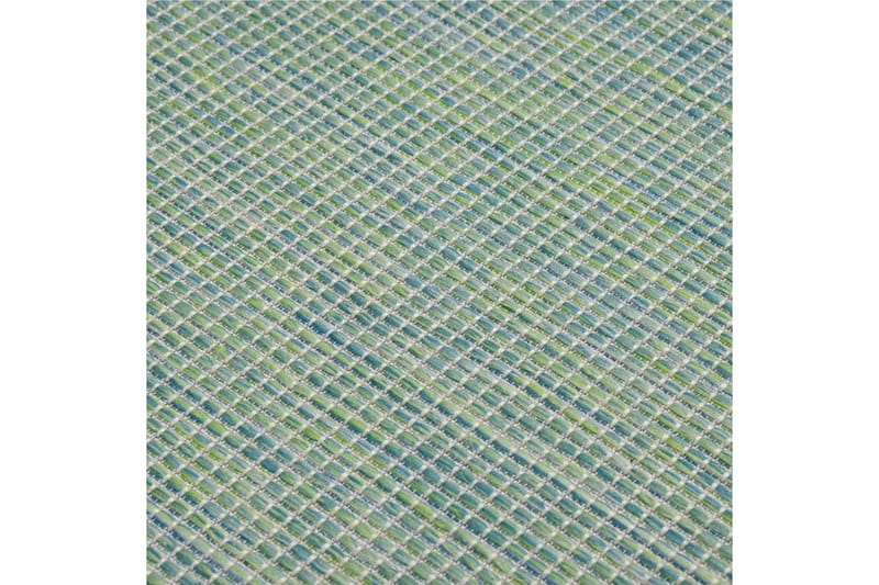 Ulkomatto Flatweave 120x170 cm turkoosi - Turkoosi - Ulkomatto