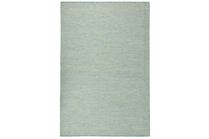 Ulkomatto Flatweave 120x170 cm turkoosi - Turkoosi - Kodintekstiilit & matot - Matto - Ulkomatto