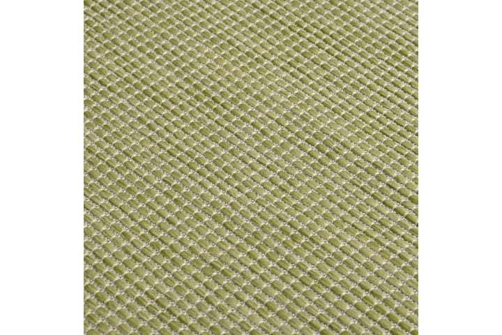 Ulkomatto flatweave 120x170 cm vihreä - Vihreä - Ulkomatto