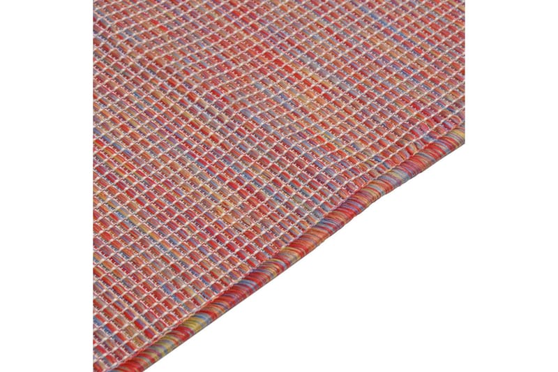 Ulkomatto Flatweave 120x170 cm punainen - Punainen - Ulkomatto