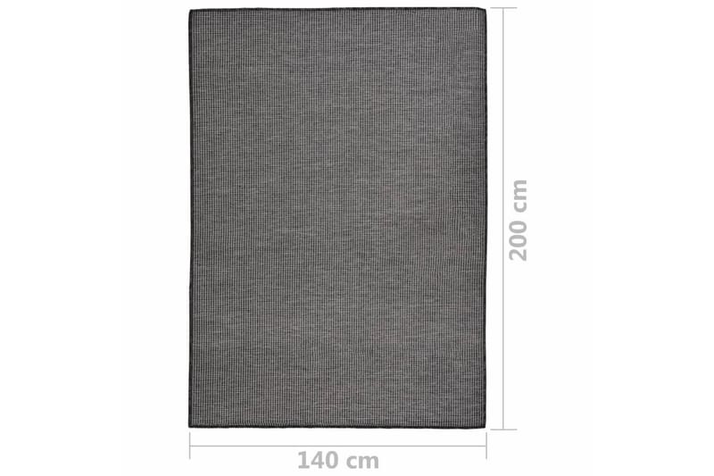 Ulkomatto Flatweave 140x200 cm harmaa - Harmaa - Kodintekstiilit & matot - Matto - Ulkomatto