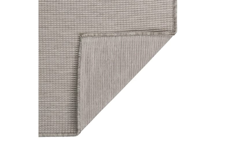 Ulkomatto Flatweave 140x200 cm harmaanruskea - Taupe - Ulkomatto