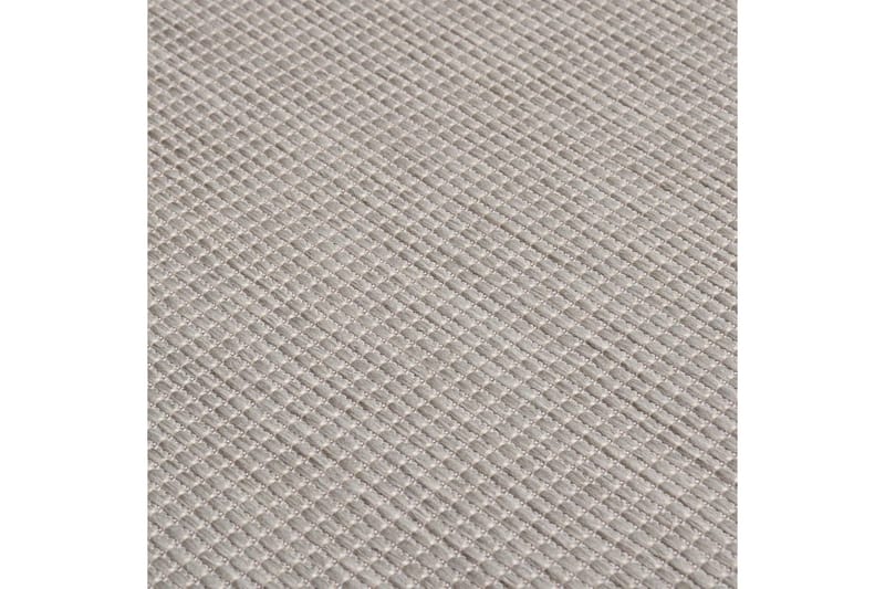 Ulkomatto Flatweave 140x200 cm harmaanruskea - Taupe - Kodintekstiilit & matot - Matto - Ulkomatto