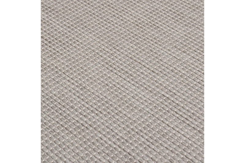 Ulkomatto Flatweave 140x200 cm harmaanruskea - Taupe - Ulkomatto