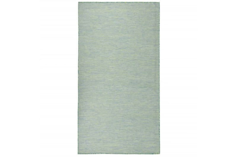 Ulkomatto Flatweave 140x200 cm turkoosi - Turkoosi - Kodintekstiilit & matot - Matto - Ulkomatto