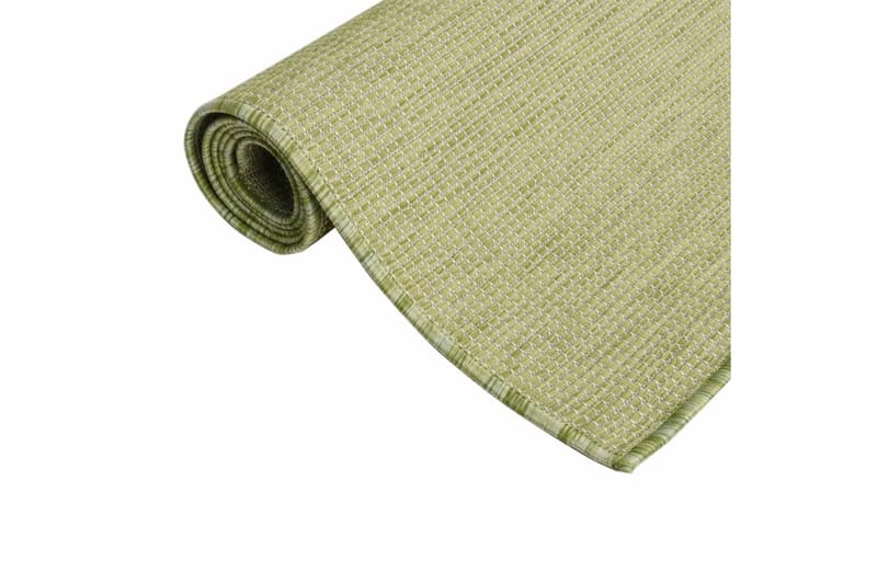 Ulkomatto Flatweave 140x200 cm vihreä - Vihreä - Kodintekstiilit & matot - Matto - Ulkomatto