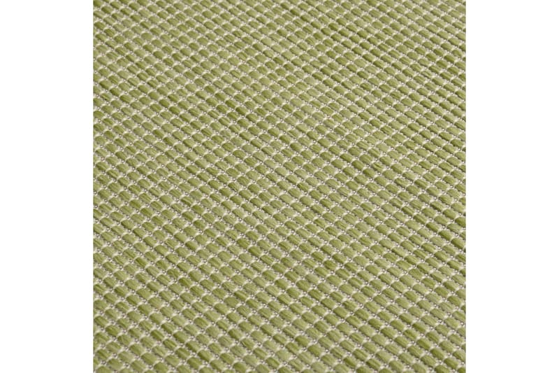 Ulkomatto Flatweave 140x200 cm vihreä - Vihreä - Ulkomatto