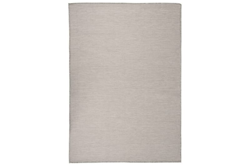 Ulkomatto Flatweave 160x230 cm harmaanruskea - Taupe - Kodintekstiilit & matot - Matto - Ulkomatto
