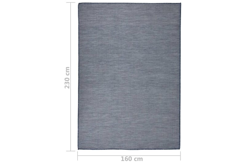 Ulkomatto Flatweave 160x230 cm sininen - Sininen - Kodintekstiilit & matot - Matto - Ulkomatto