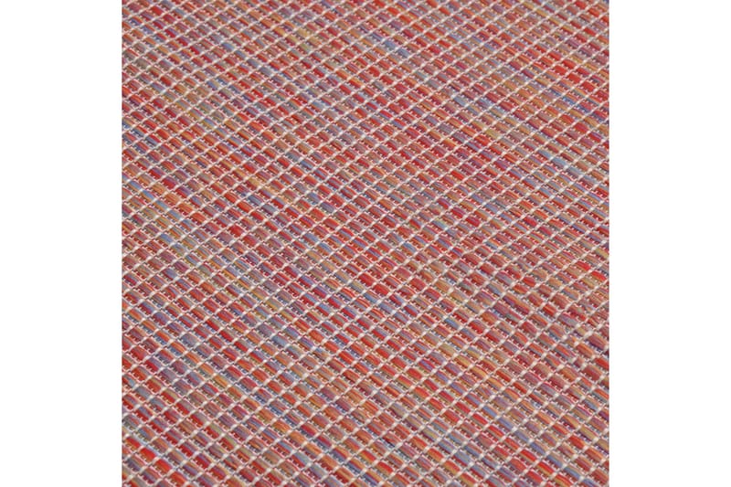 Ulkomatto Flatweave 160x230 cm punainen - Punainen - Ulkomatto