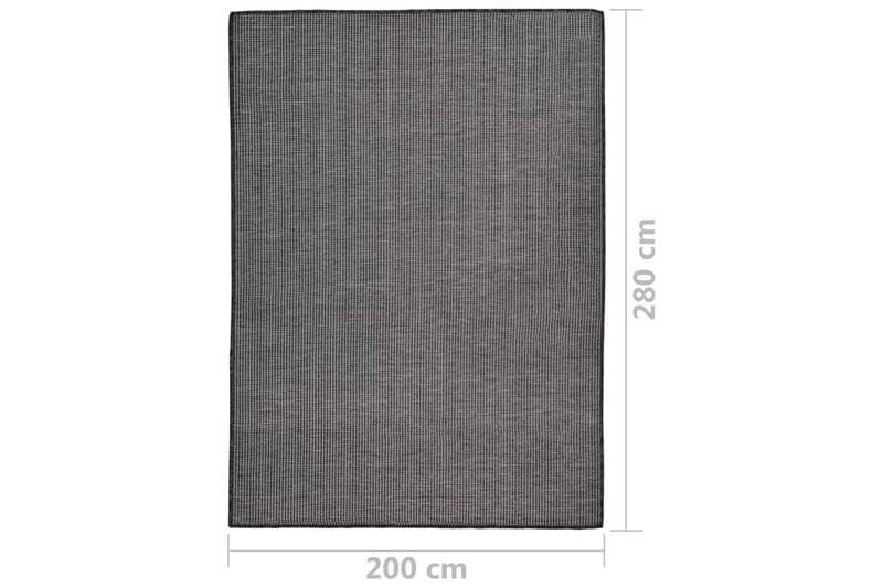 Ulkomatto Flatweave 200x280 cm harmaa - Harmaa - Kodintekstiilit & matot - Matto - Ulkomatto