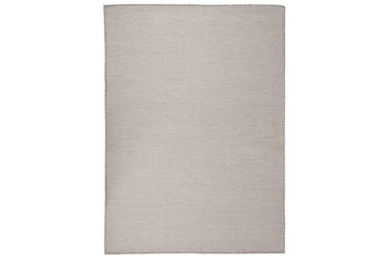 Ulkomatto Flatweave 200x280 cm harmaanruskea - Taupe - Kodintekstiilit & matot - Matto - Ulkomatto