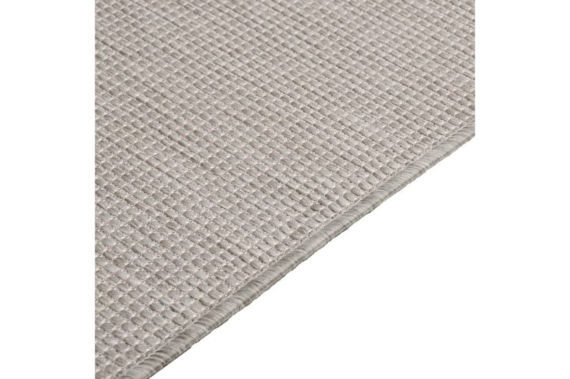 Ulkomatto Flatweave 200x280 cm harmaanruskea - Taupe - Ulkomatto