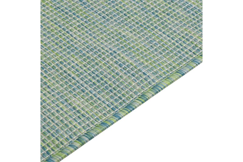 Ulkomatto Flatweave 200x280 cm turkoosi - Turkoosi - Ulkomatto