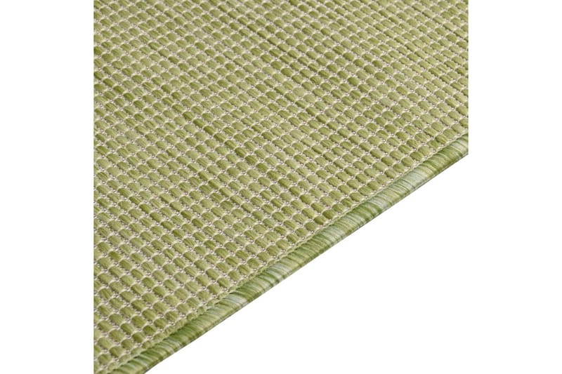 Ulkomatto Flatweave 200x280 cm vihreä - Vihreä - Ulkomatto