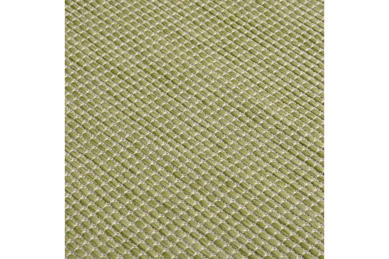 Ulkomatto Flatweave 200x280 cm vihreä - Vihreä - Ulkomatto