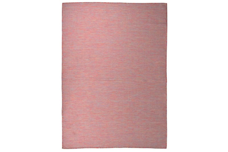 Ulkomatto Flatweave 200x280 cm punainen - Punainen - Ulkomatto