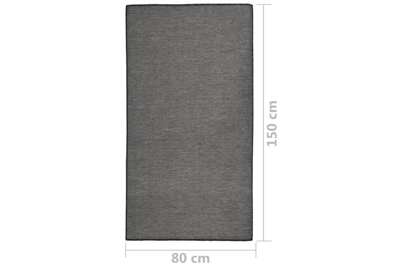 Ulkomatto flatweave 80x150 cm harmaa - Harmaa - Kodintekstiilit & matot - Matto - Ulkomatto