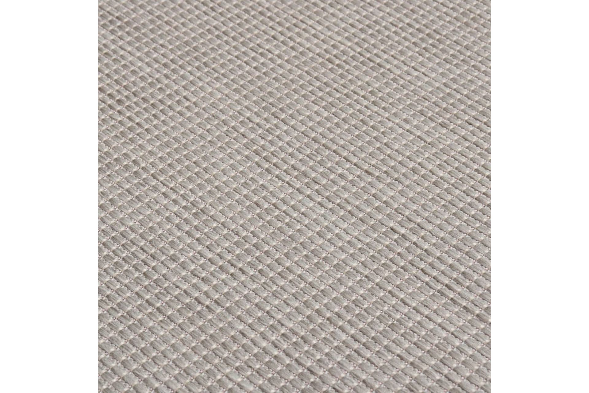 Ulkomatto Flatweave 80x150 cm harmaanruskea - Taupe - Kodintekstiilit & matot - Matto - Ulkomatto