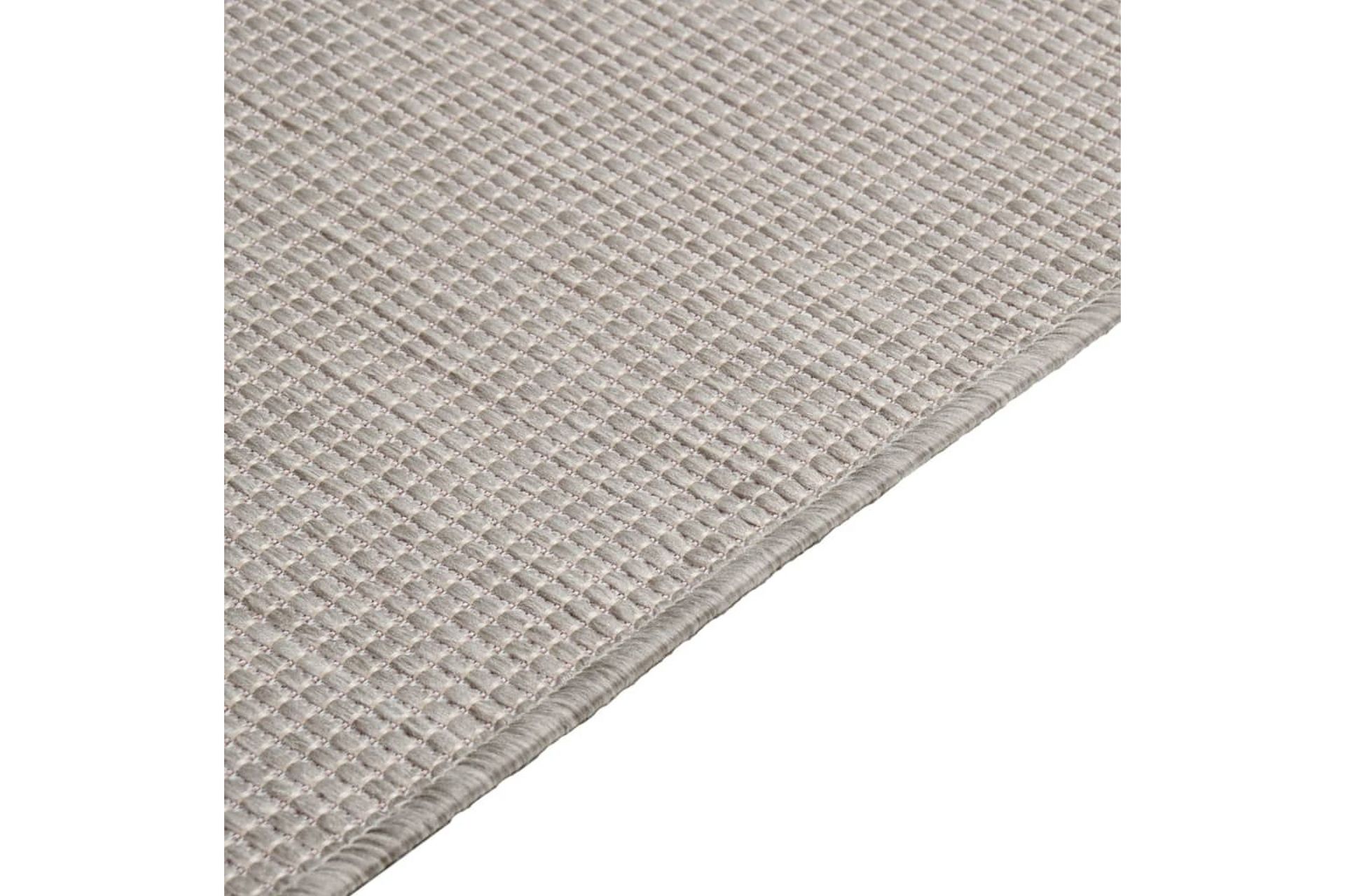 Ulkomatto Flatweave 80x150 cm harmaanruskea - Taupe - Kodintekstiilit & matot - Matto - Ulkomatto