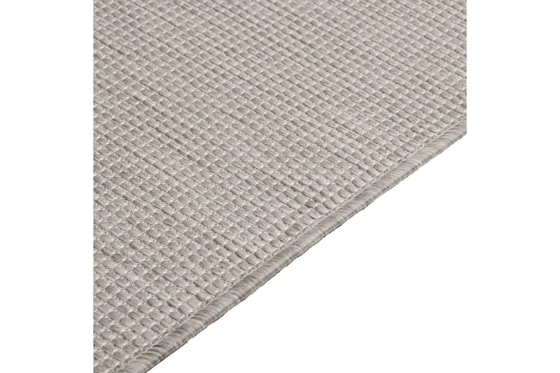 Ulkomatto Flatweave 80x150 cm harmaanruskea - Taupe - Kodintekstiilit & matot - Matto - Ulkomatto