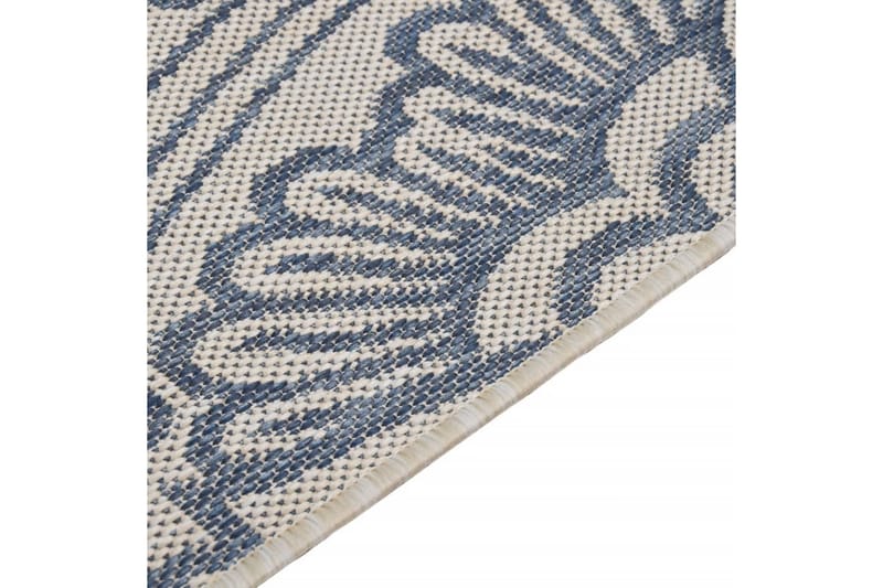 Ulkomatto Flatweave 80x150 cm sininen kuvio - Sininen - Kodintekstiilit & matot - Matto - Ulkomatto